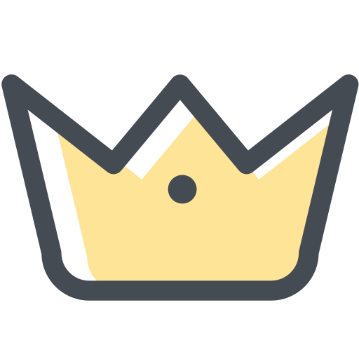 Crest, crown, general, item, jwellery, kings crown, office icon